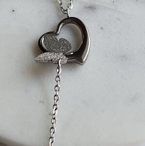 Hearts and butterfly 🦋 necklace